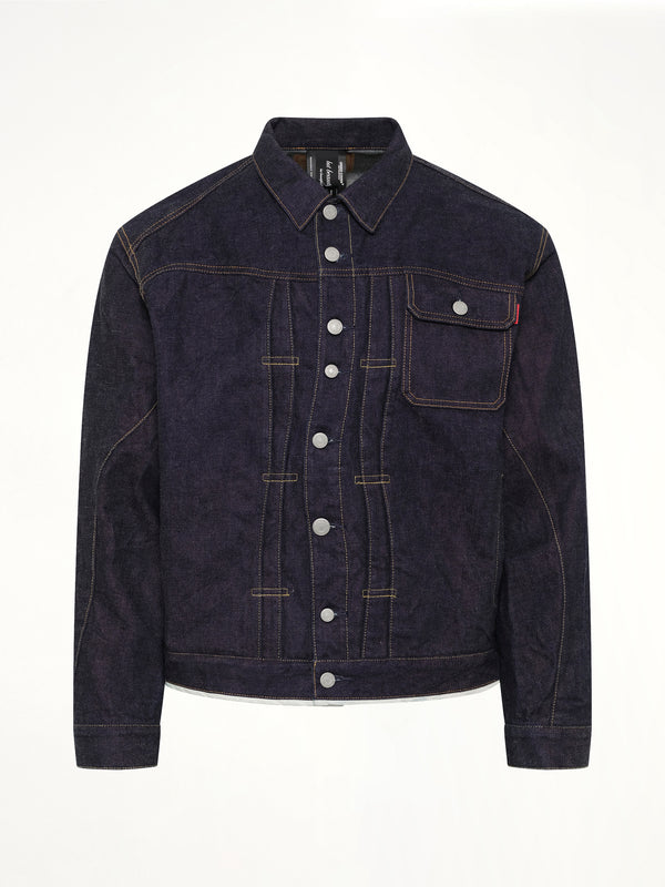 Denim Blouson in Indigo