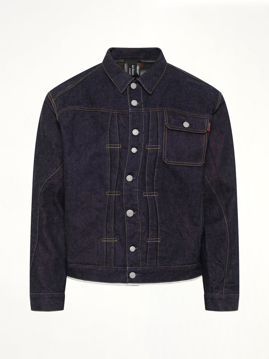 Denim Blouson in Indigo
