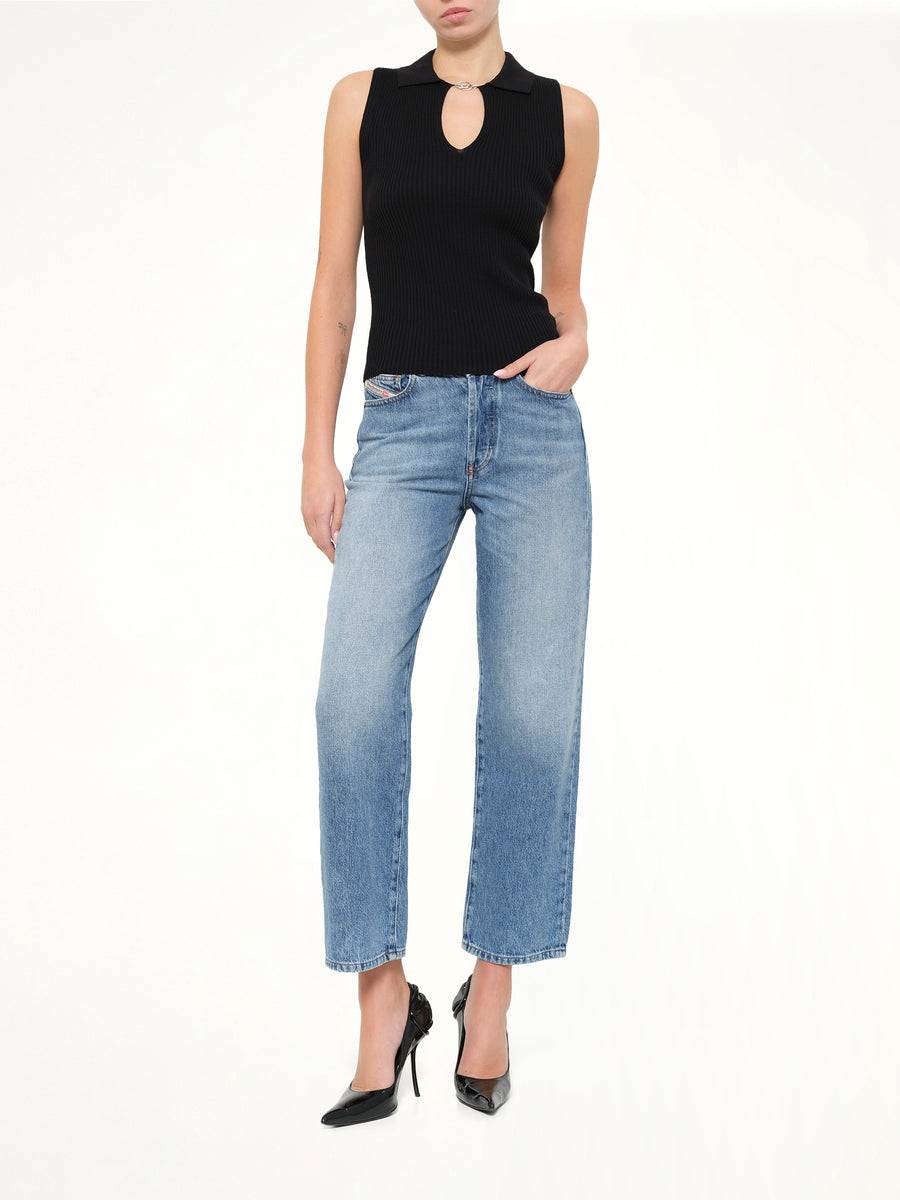 1981 D-WENT Cropped Jeans in Blue