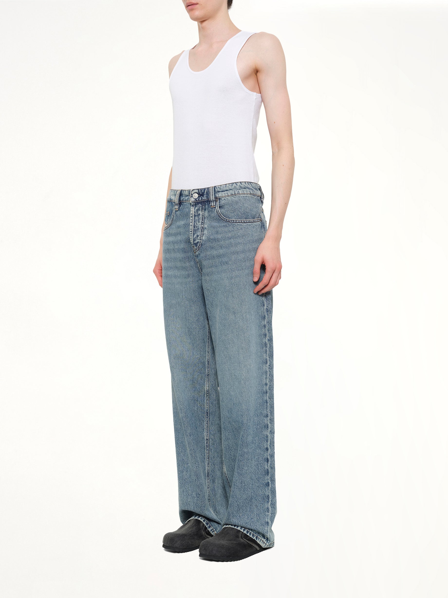 2001 D-MACRO Relaxed Jeans in Blue