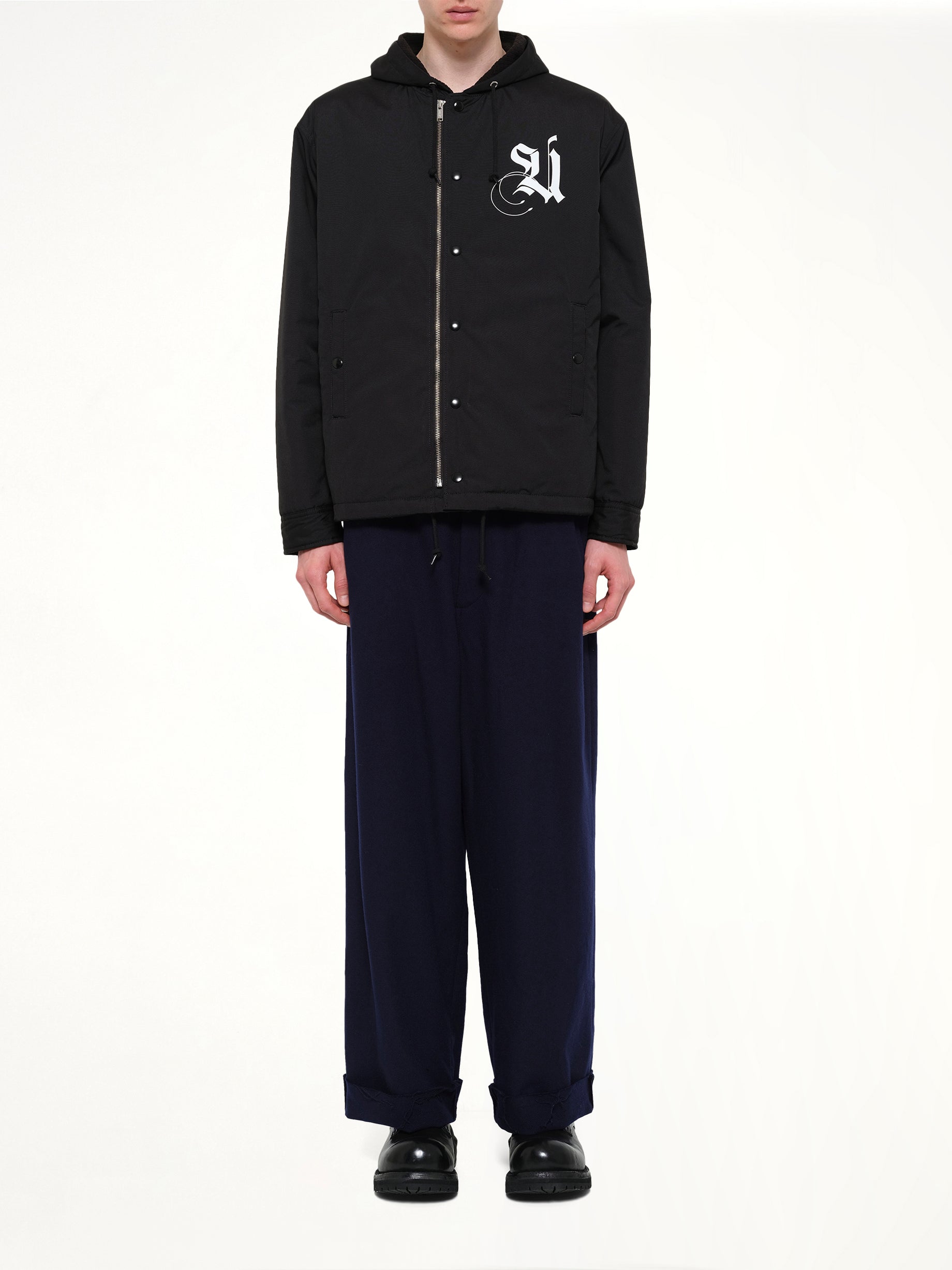 Eyes Spectrum Coach Jacket in Black