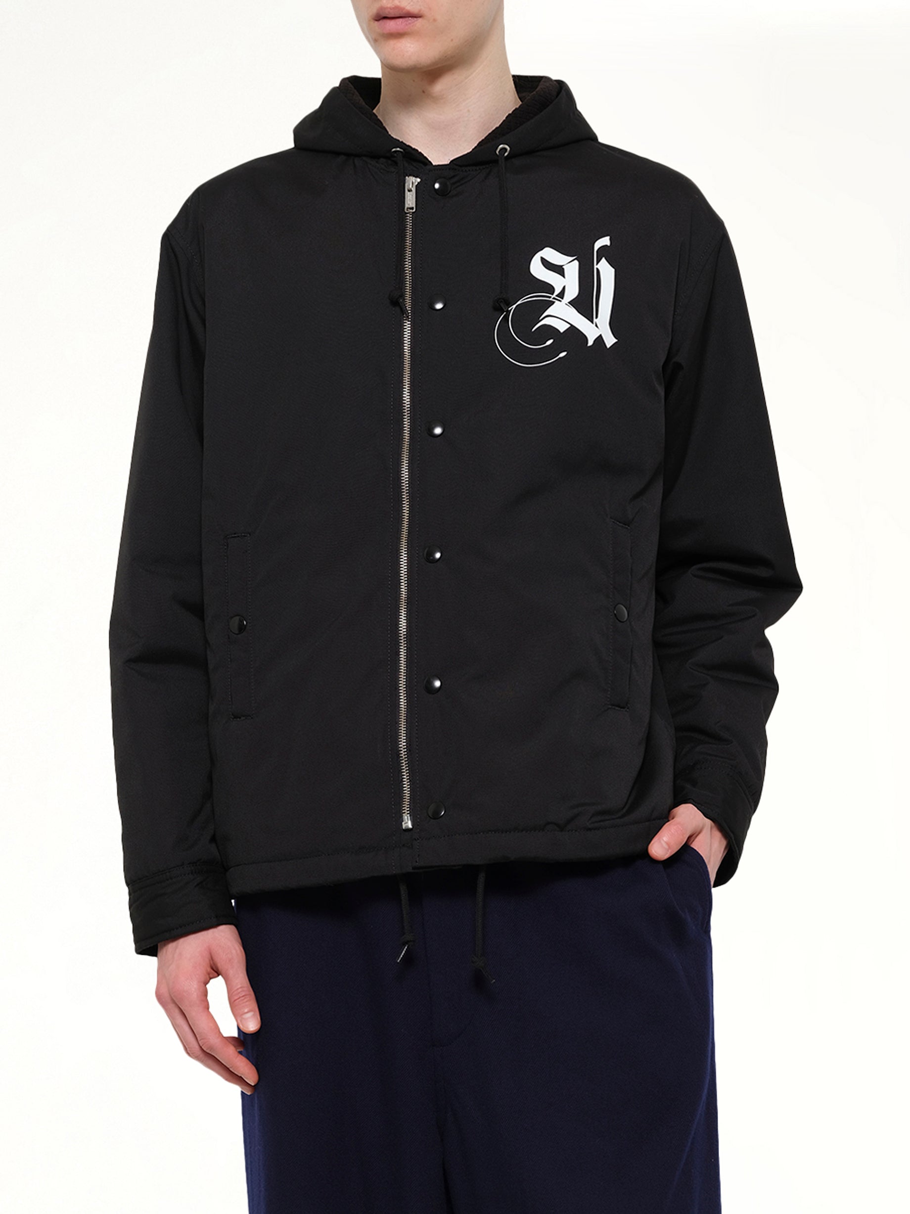 Eyes Spectrum Coach Jacket in Black