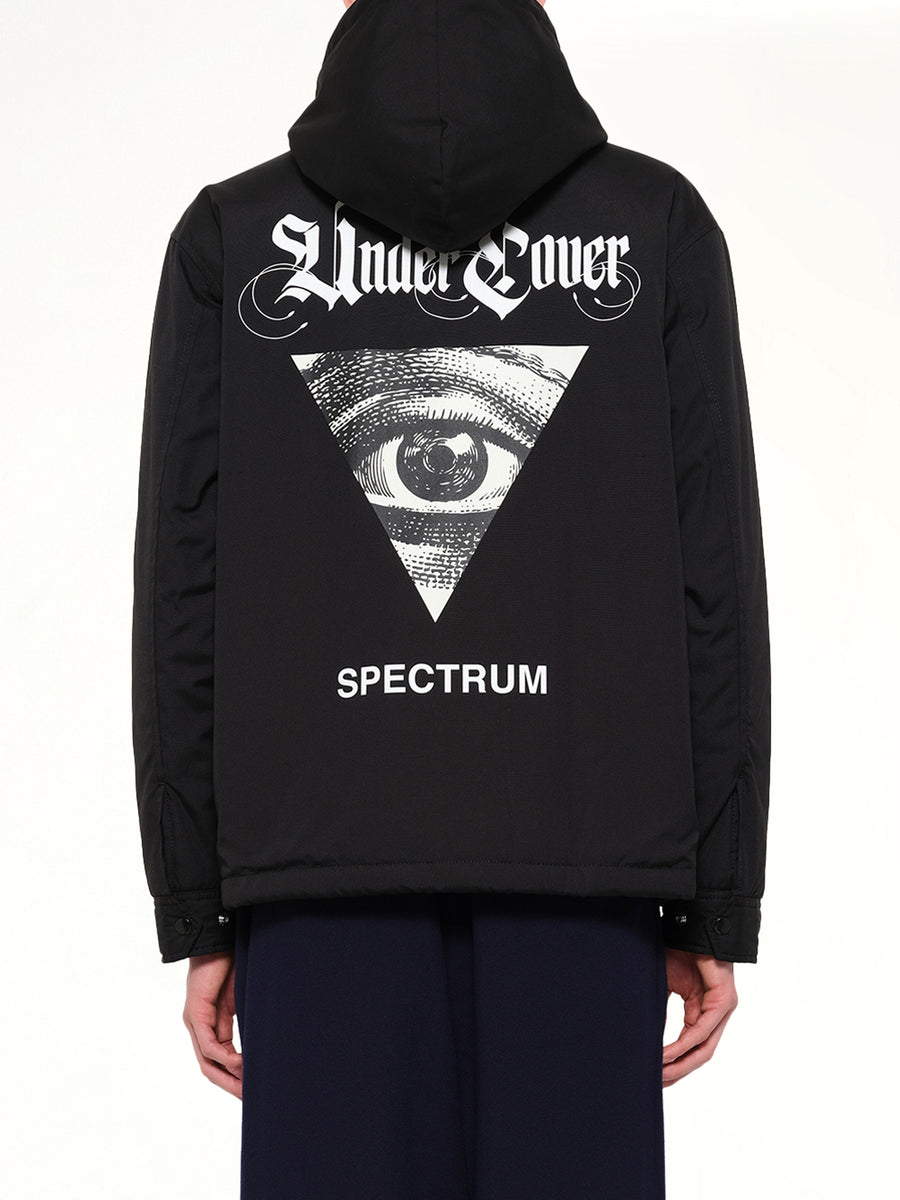 Eyes Spectrum Coach Jacket in Black
