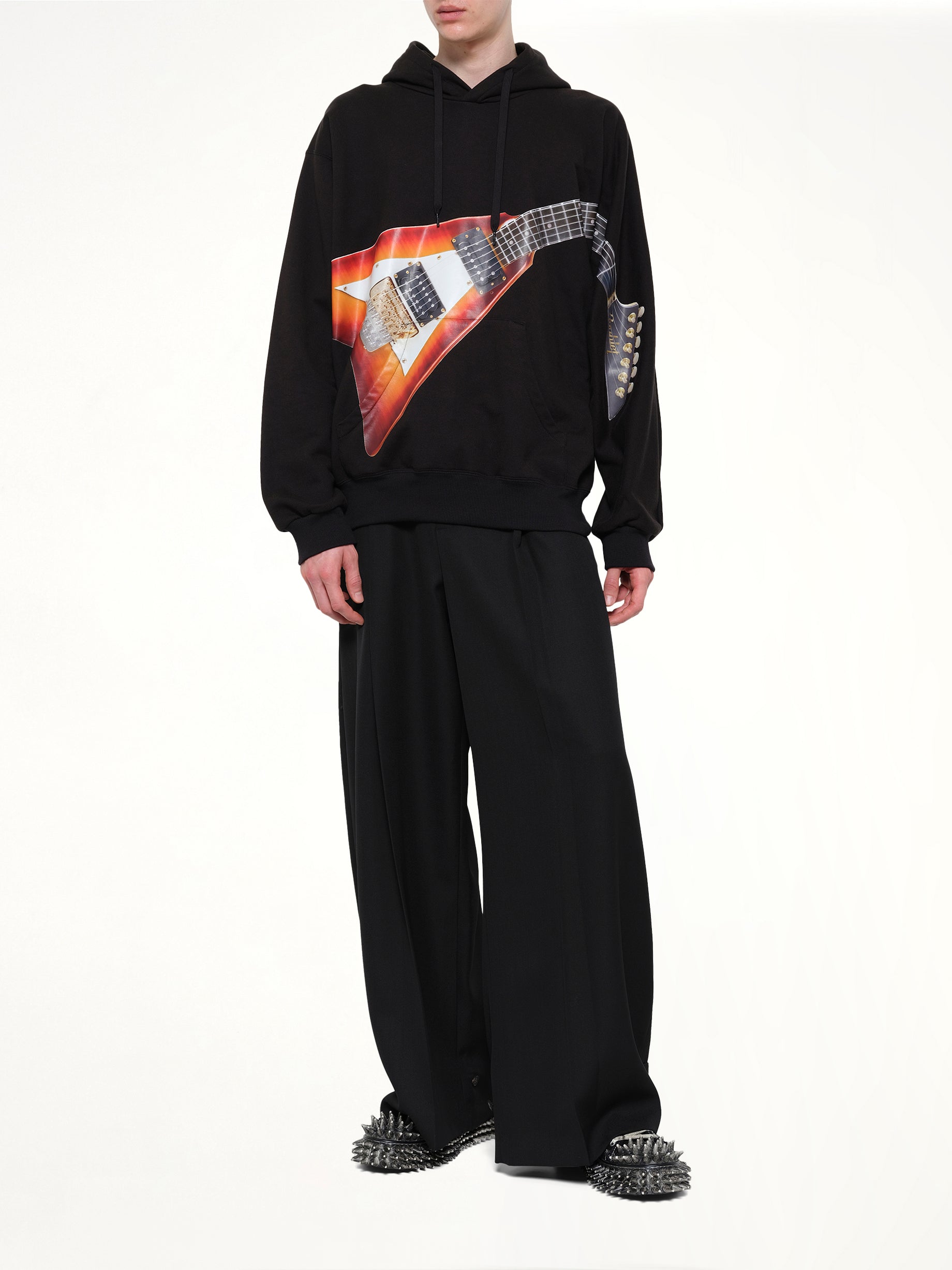 Air Guitar Hoodie in Black