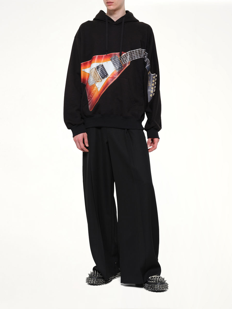 Air Guitar Hoodie in Black