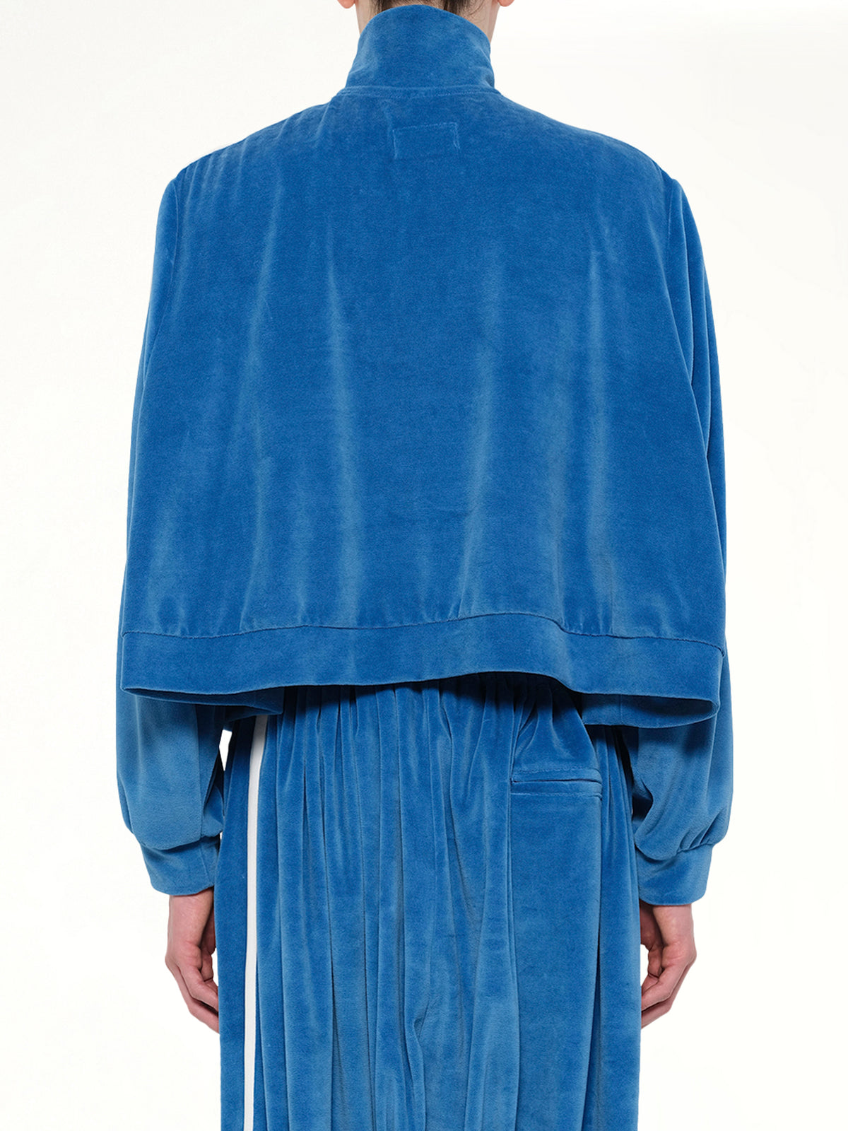 Bubblegum Inflated Track Jacket in Blue