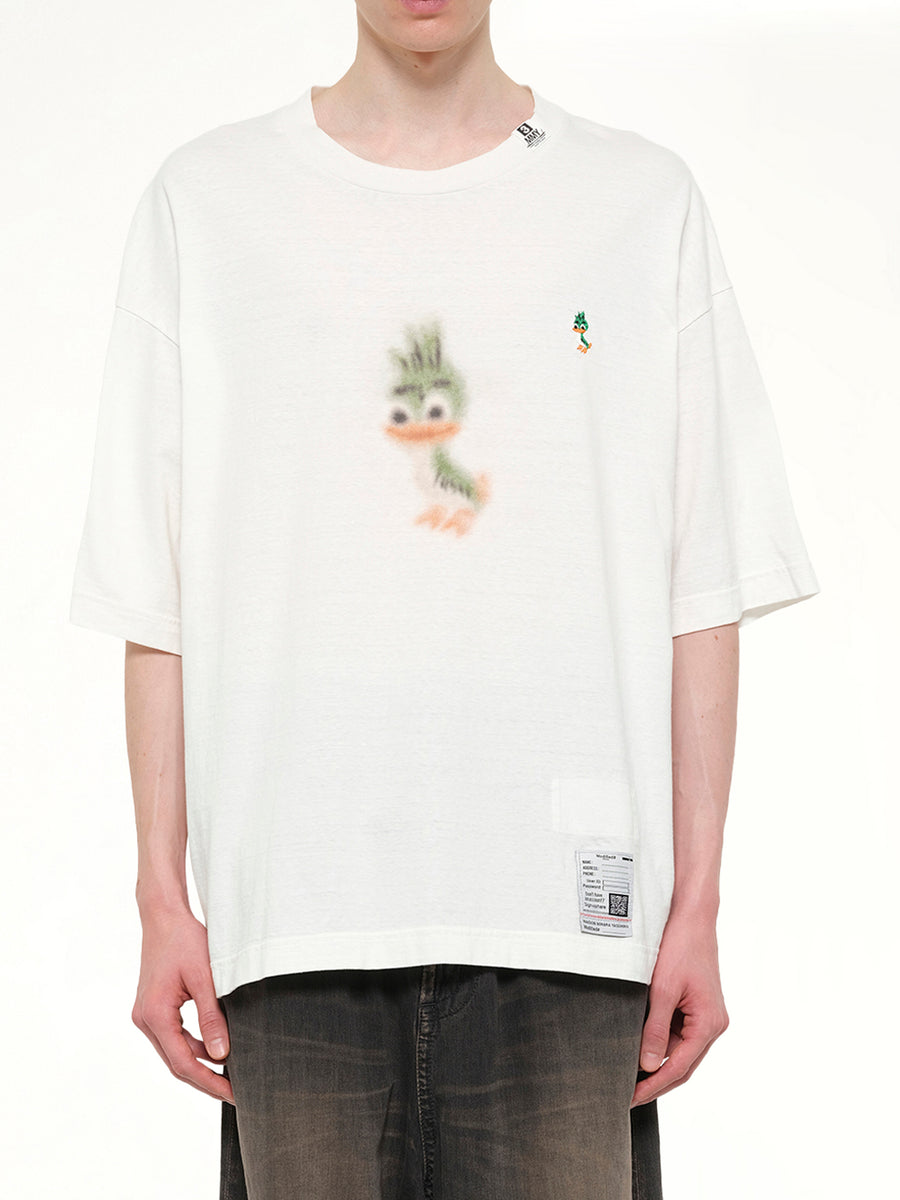 Leon Printed T-Shirt in White