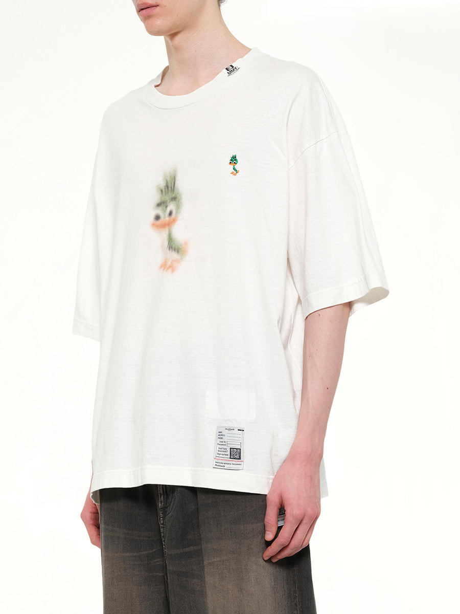 Leon Printed T-Shirt in White