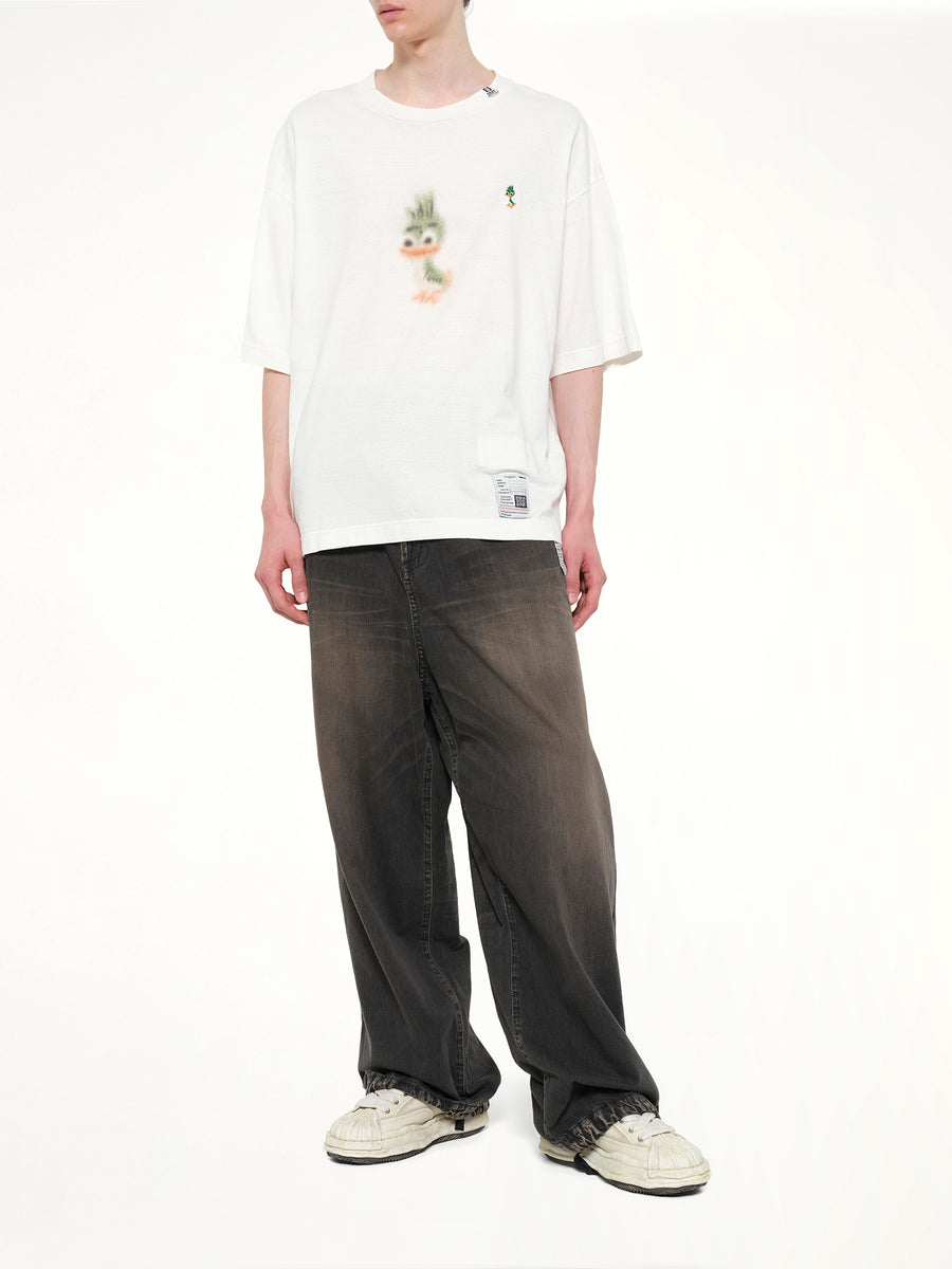 Leon Printed T-Shirt in White