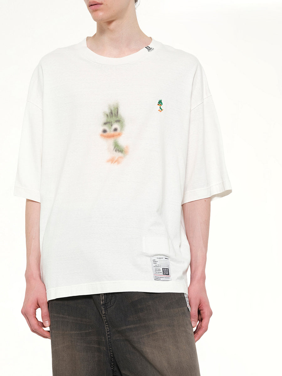 Leon Printed T-Shirt in White