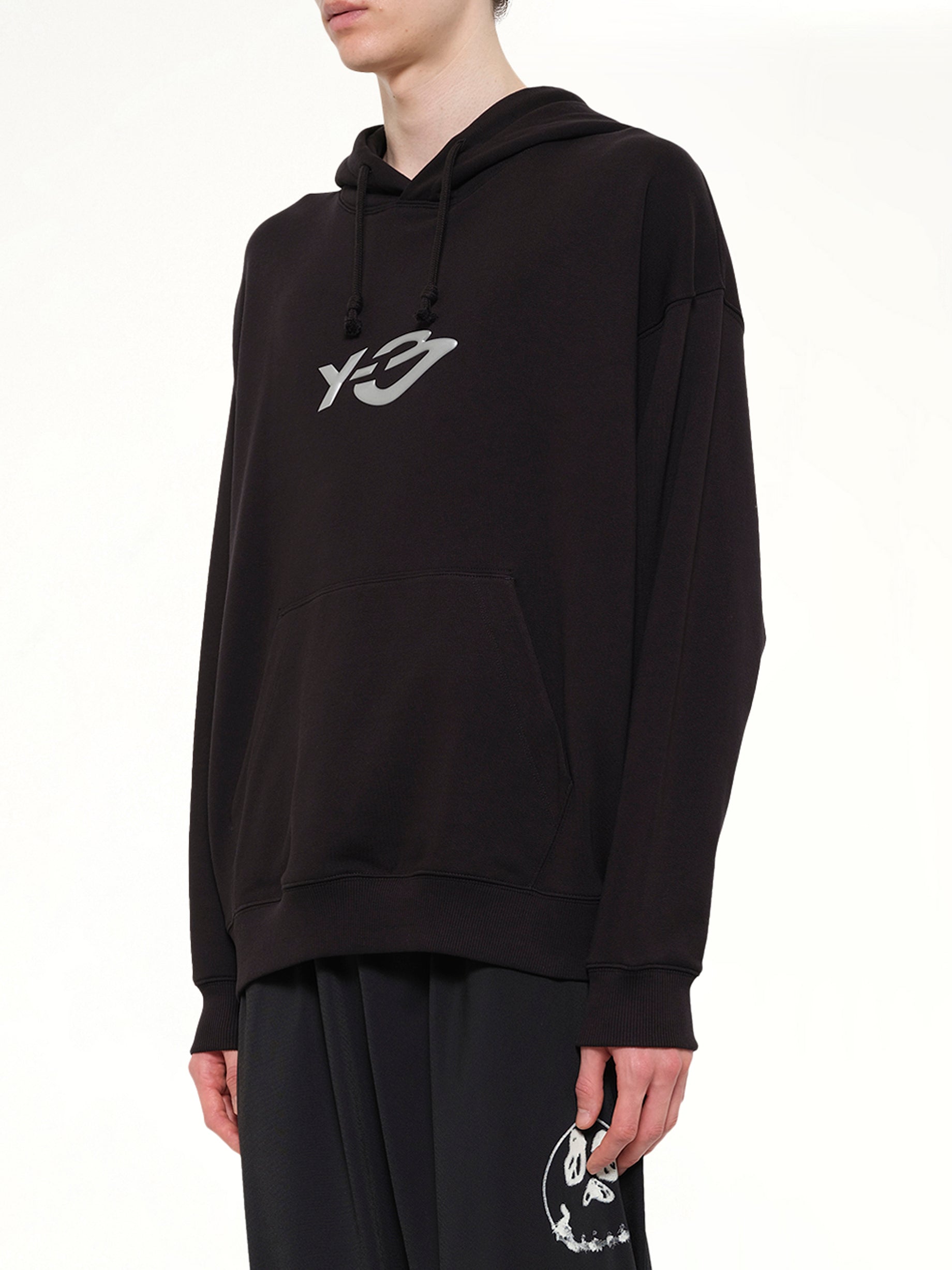 Liquid Logo Hoodie in Black