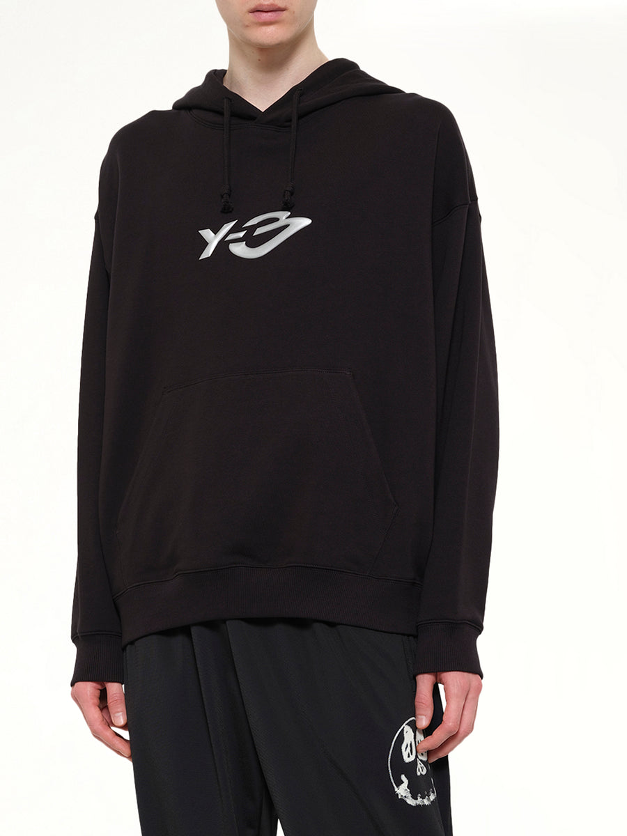 Liquid Logo Hoodie in Black
