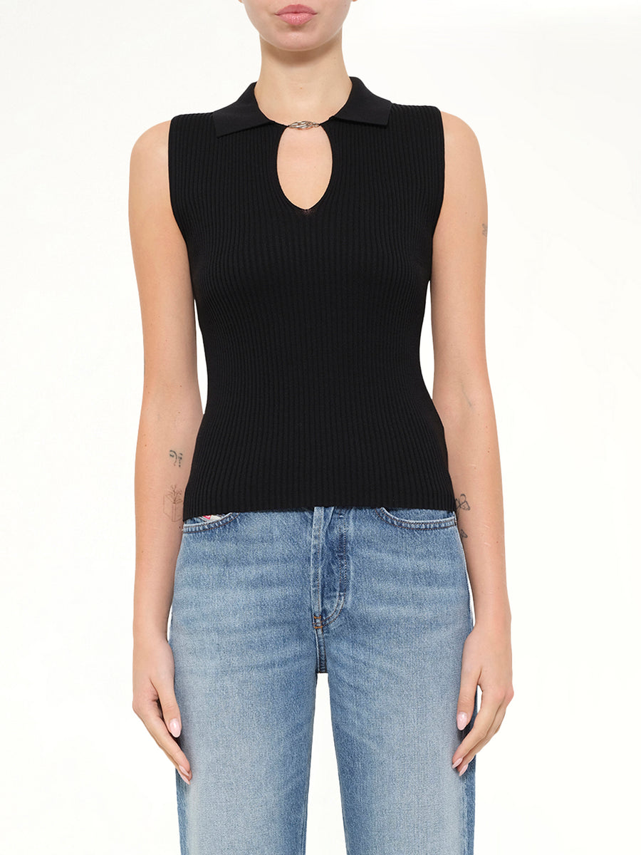 M-LILITA Knitwear Top in Black