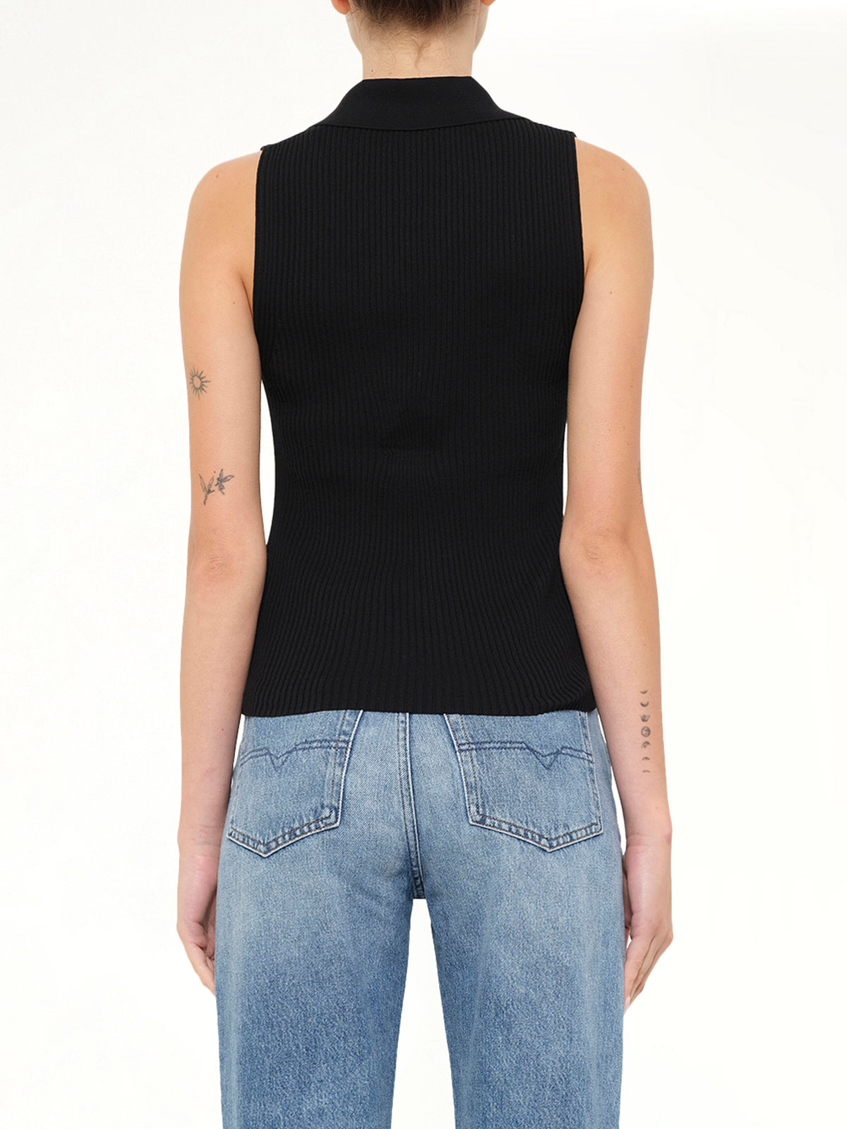 M-LILITA Knitwear Top in Black