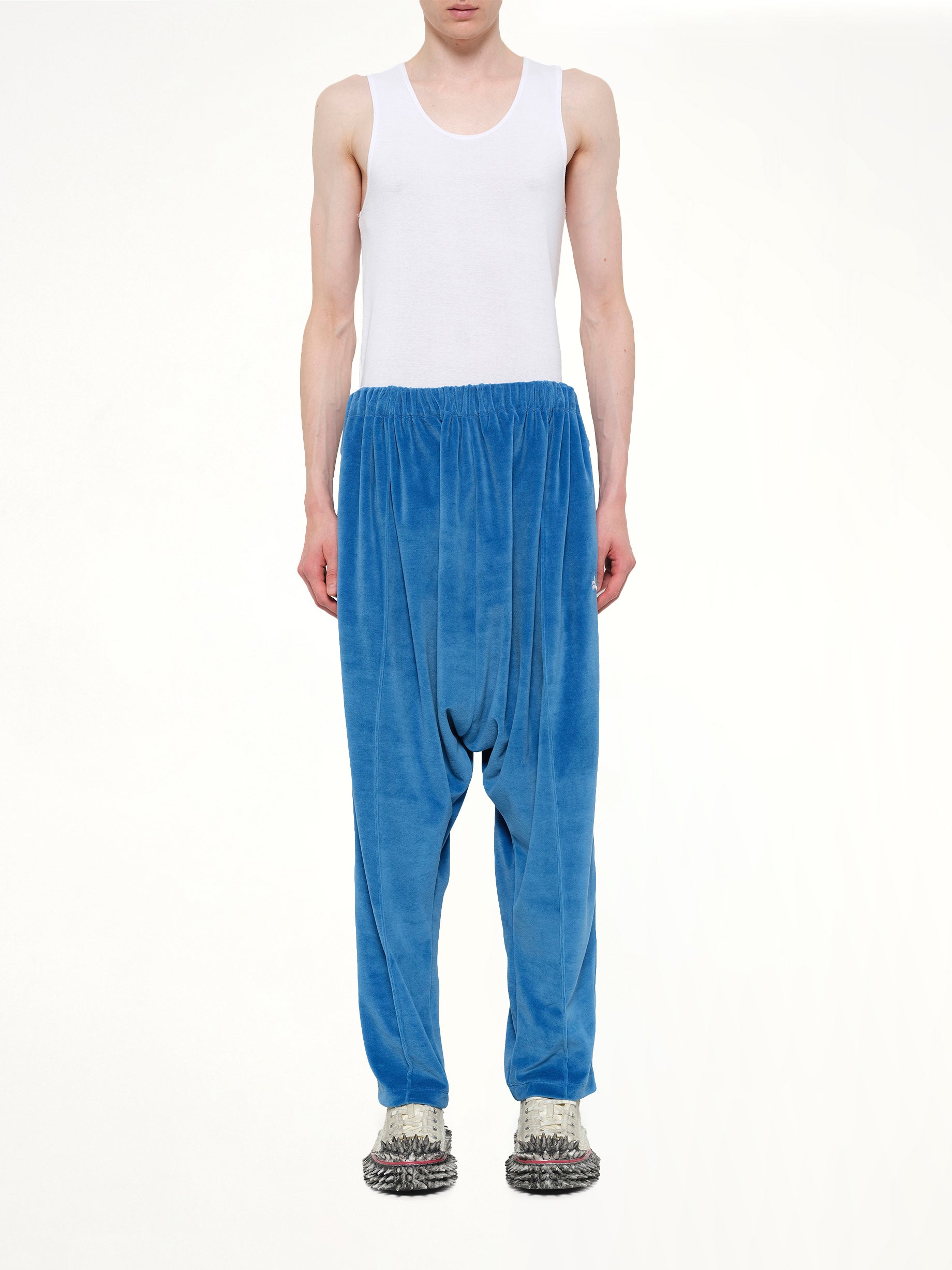 Bubblegum Inflated Track Pants in Blue