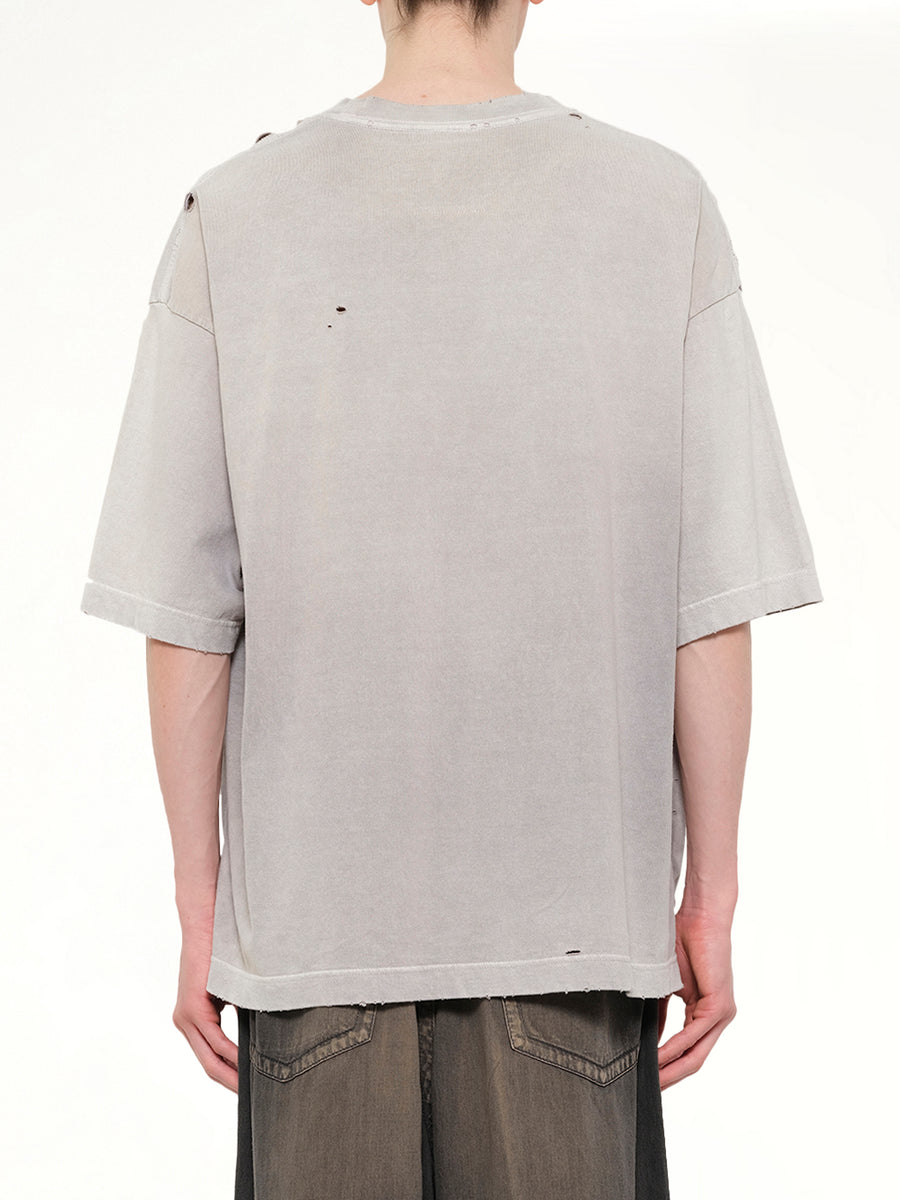 Sun Faded T-Shirt in Beige