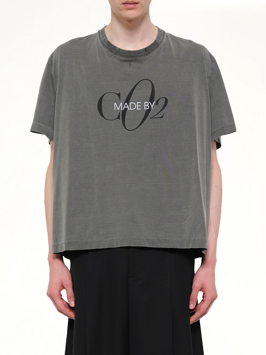 Co2 Air Yarn T-Shirt in Charcoal