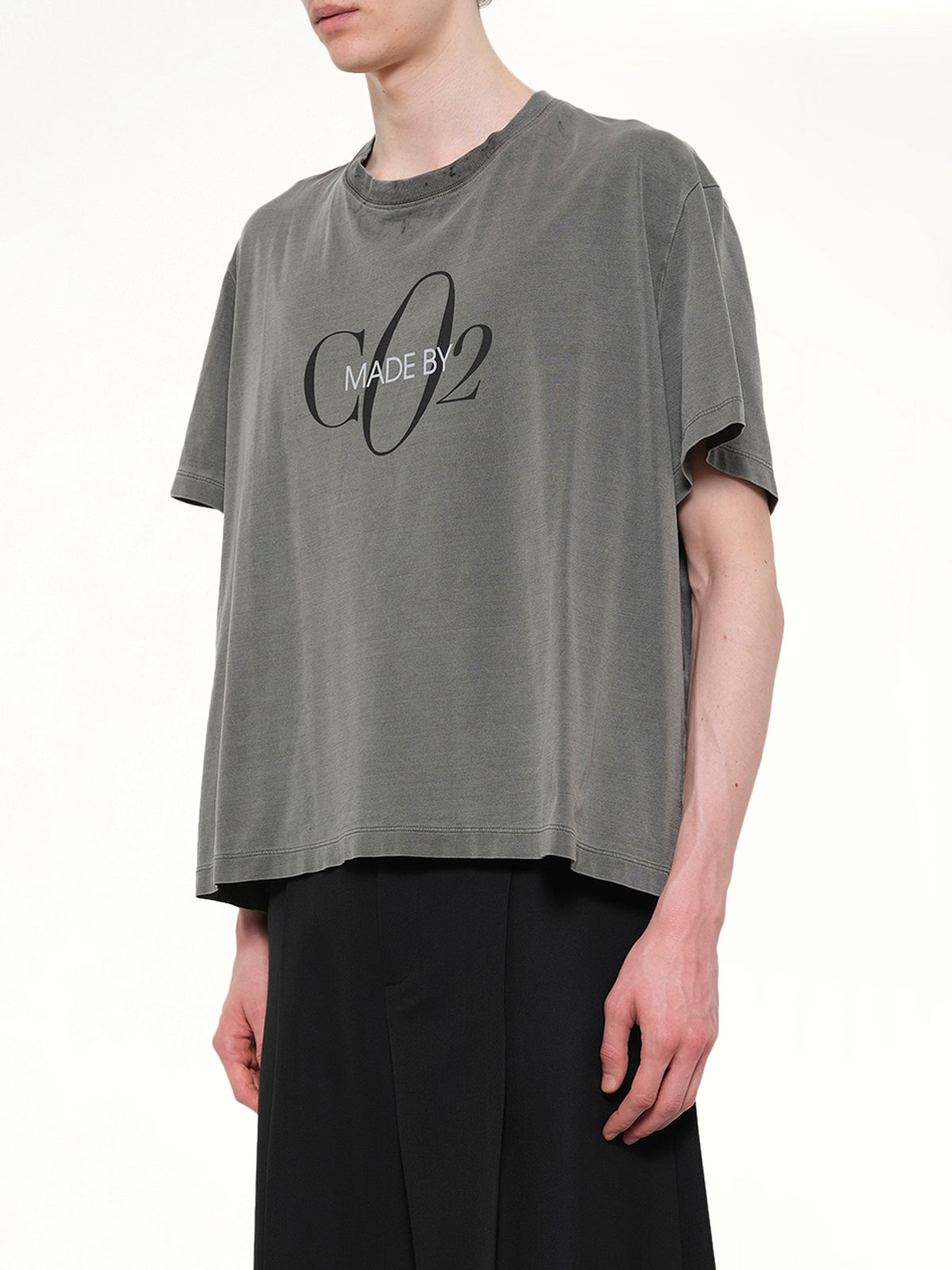 Co2 Air Yarn T-Shirt in Charcoal