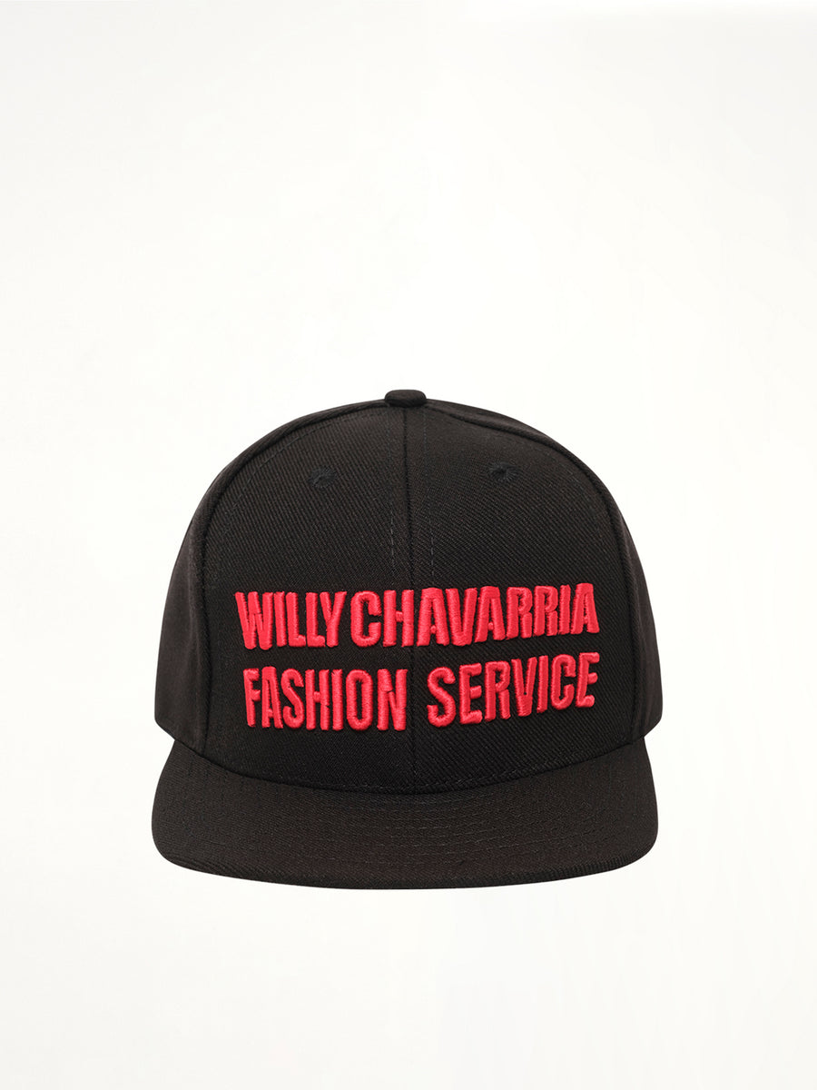 Chavarria Fashion Service Cap in Black