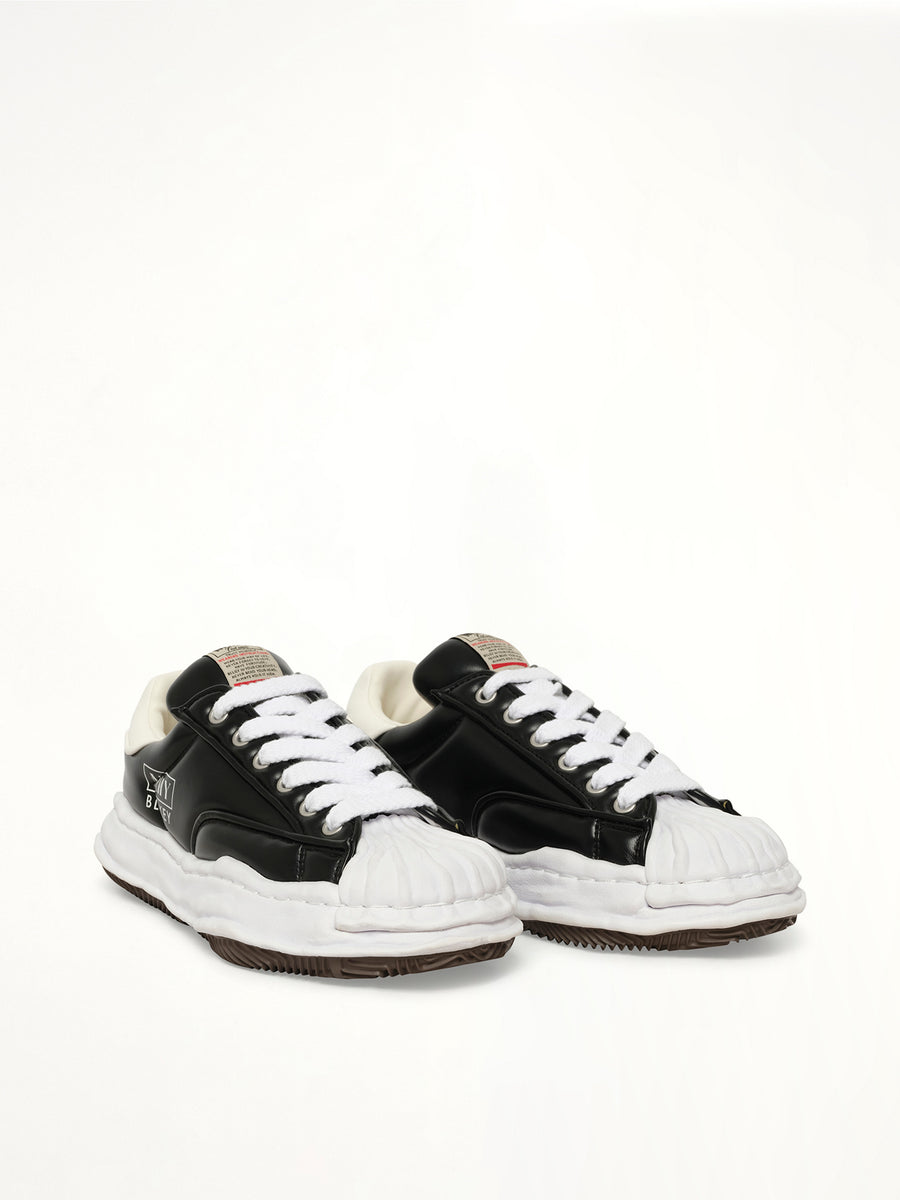 Blakey Puffer Low Top Sneakers in Black