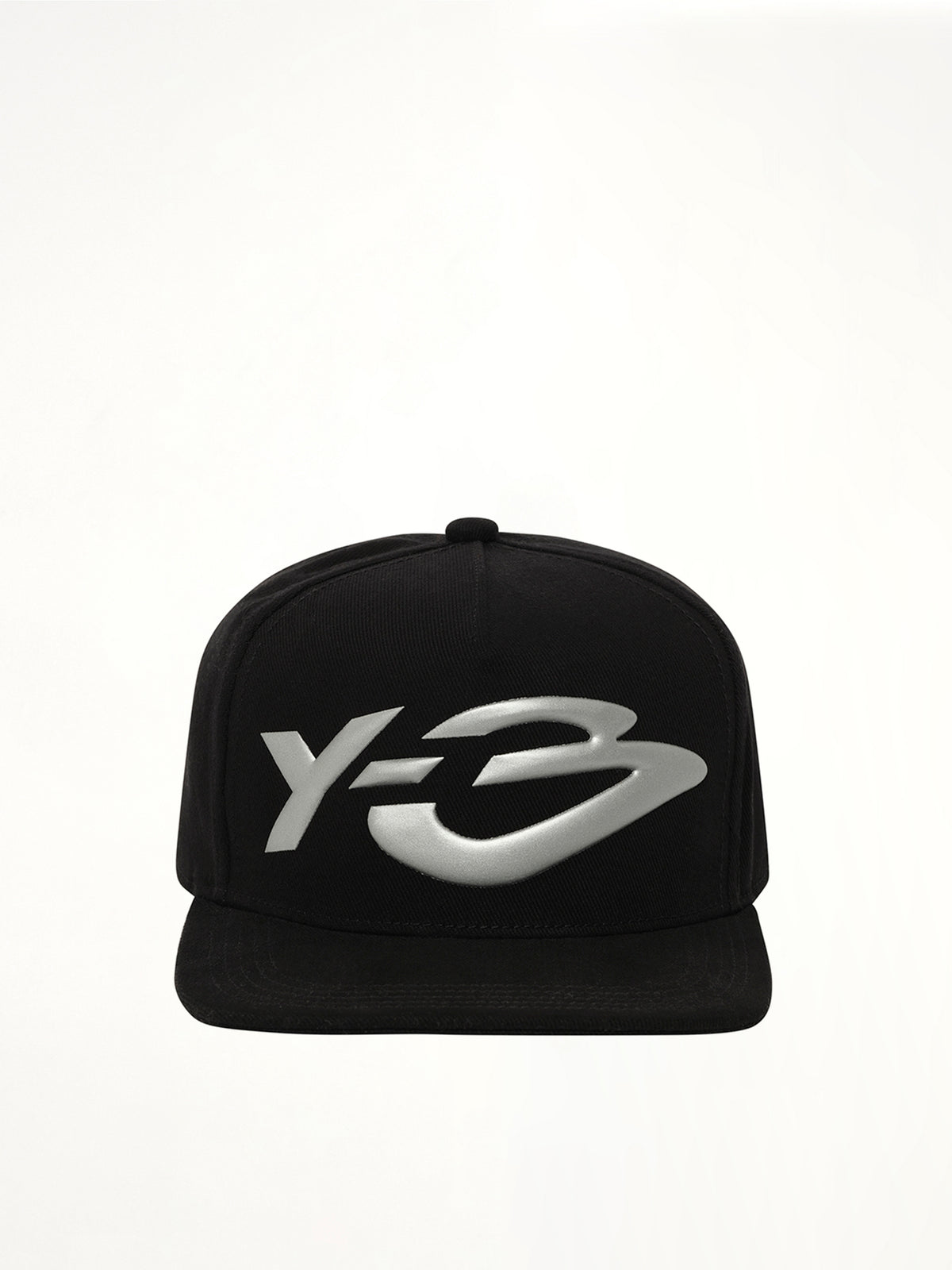 Y-3 Big Liquid Logo Cap in Black