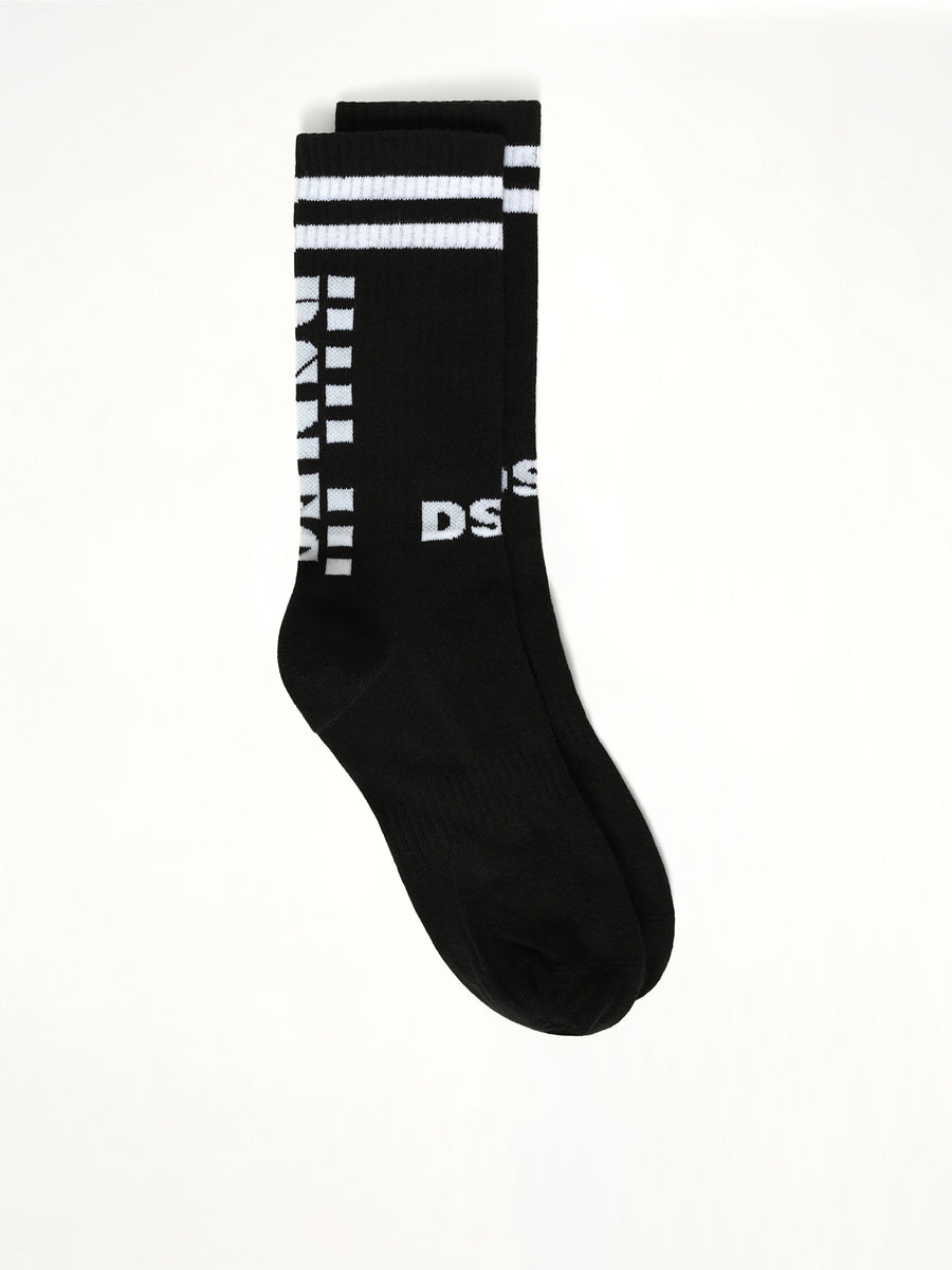 DSM Knit Socks in Black