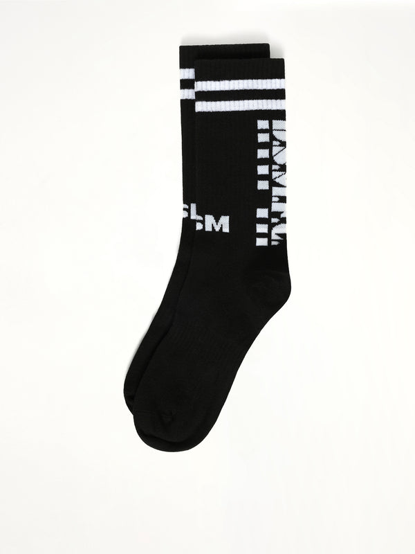 DSM Knit Socks in Black