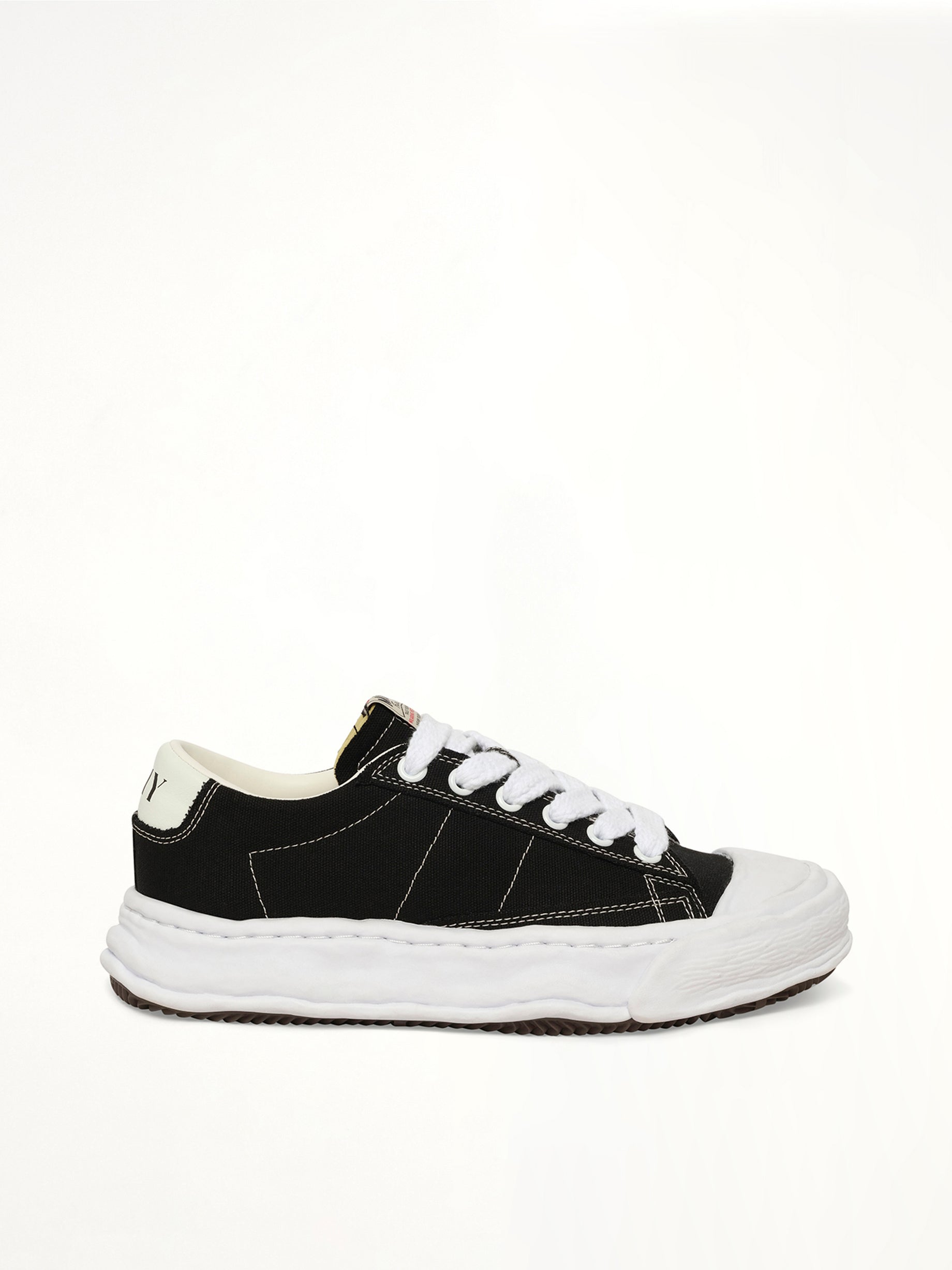 Jackson Canvas Low Top Sneakers in Black