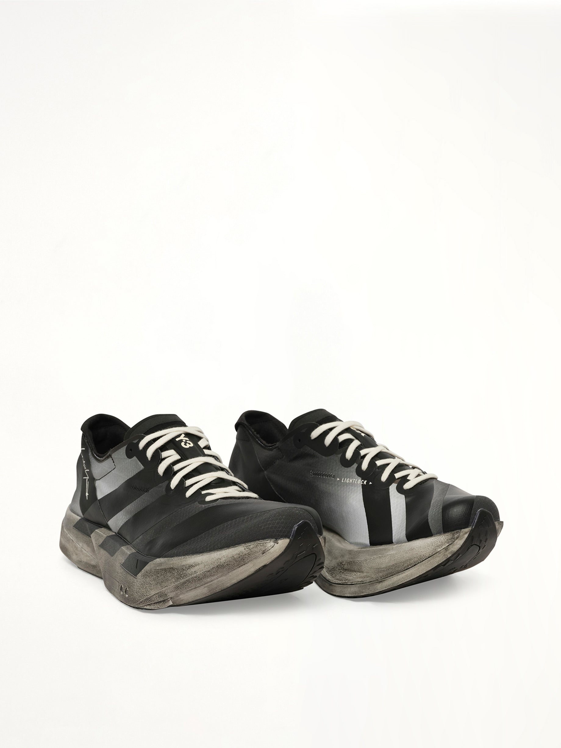 Y-3 Adios Pro 4 Sneaker in Black/Off White