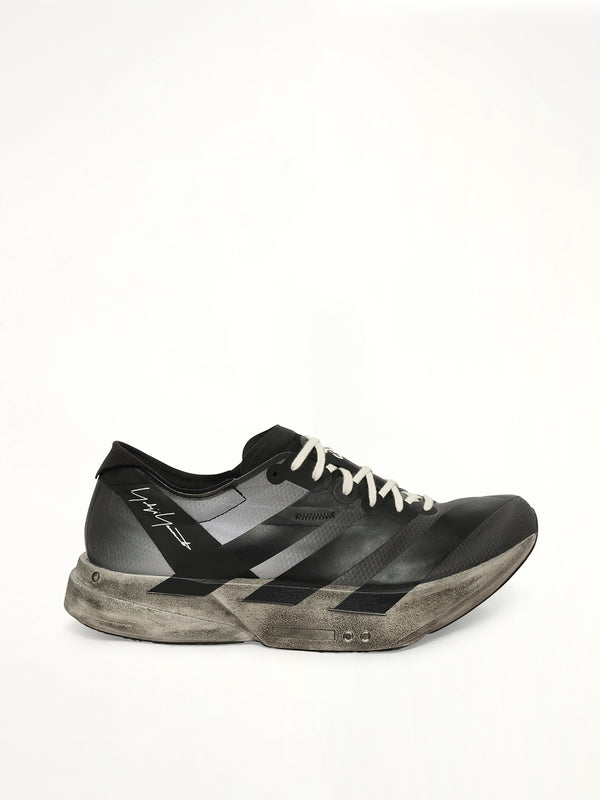 Y-3 Adios Pro 4 Sneaker in Black/Off White