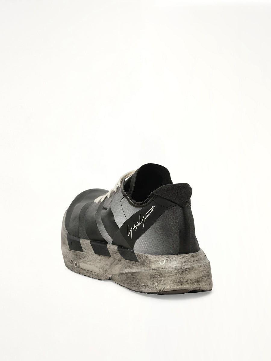Y-3 Adios Pro 4 Sneaker in Black/Off White