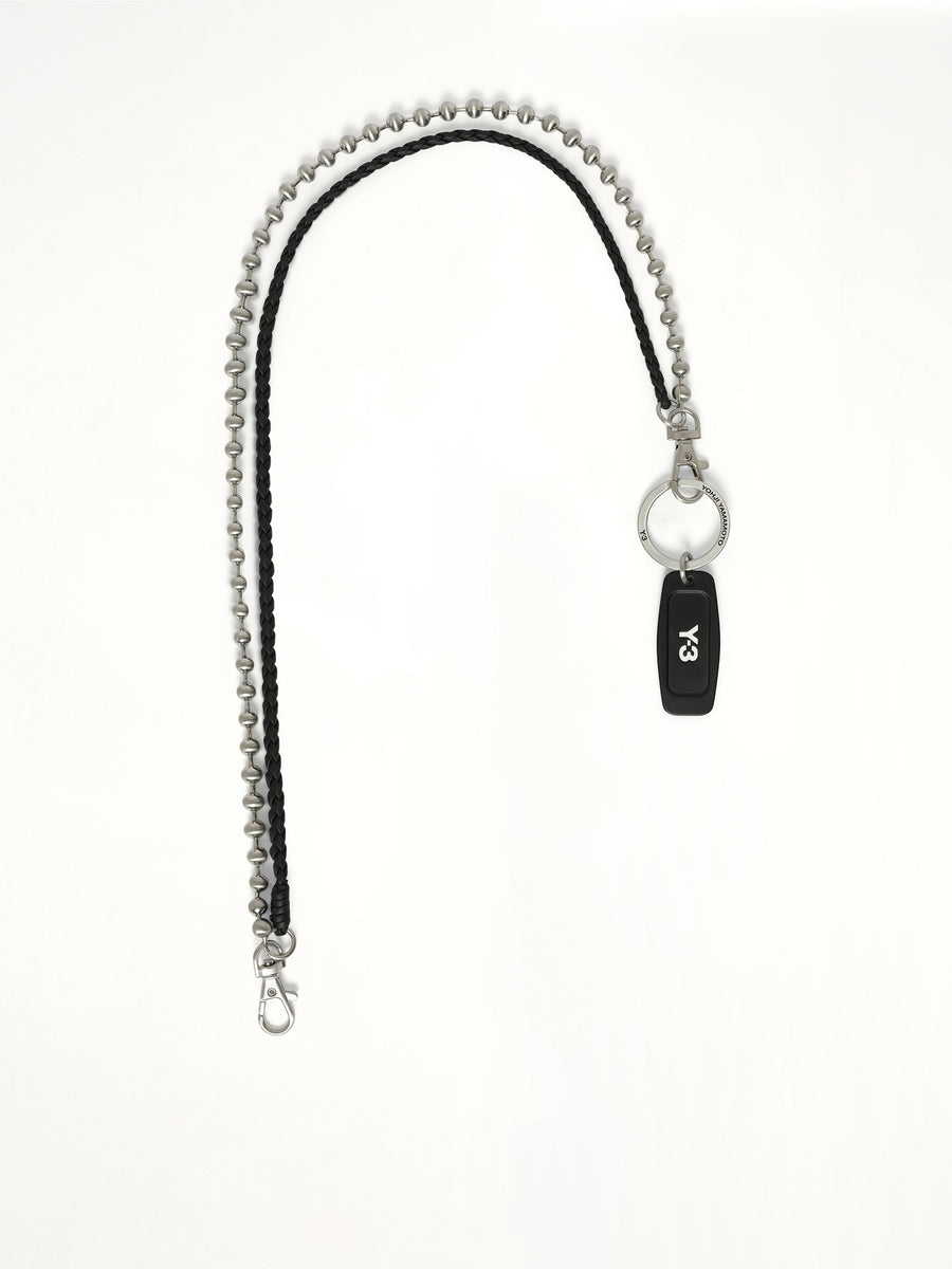 Y-3 Keychain in Black