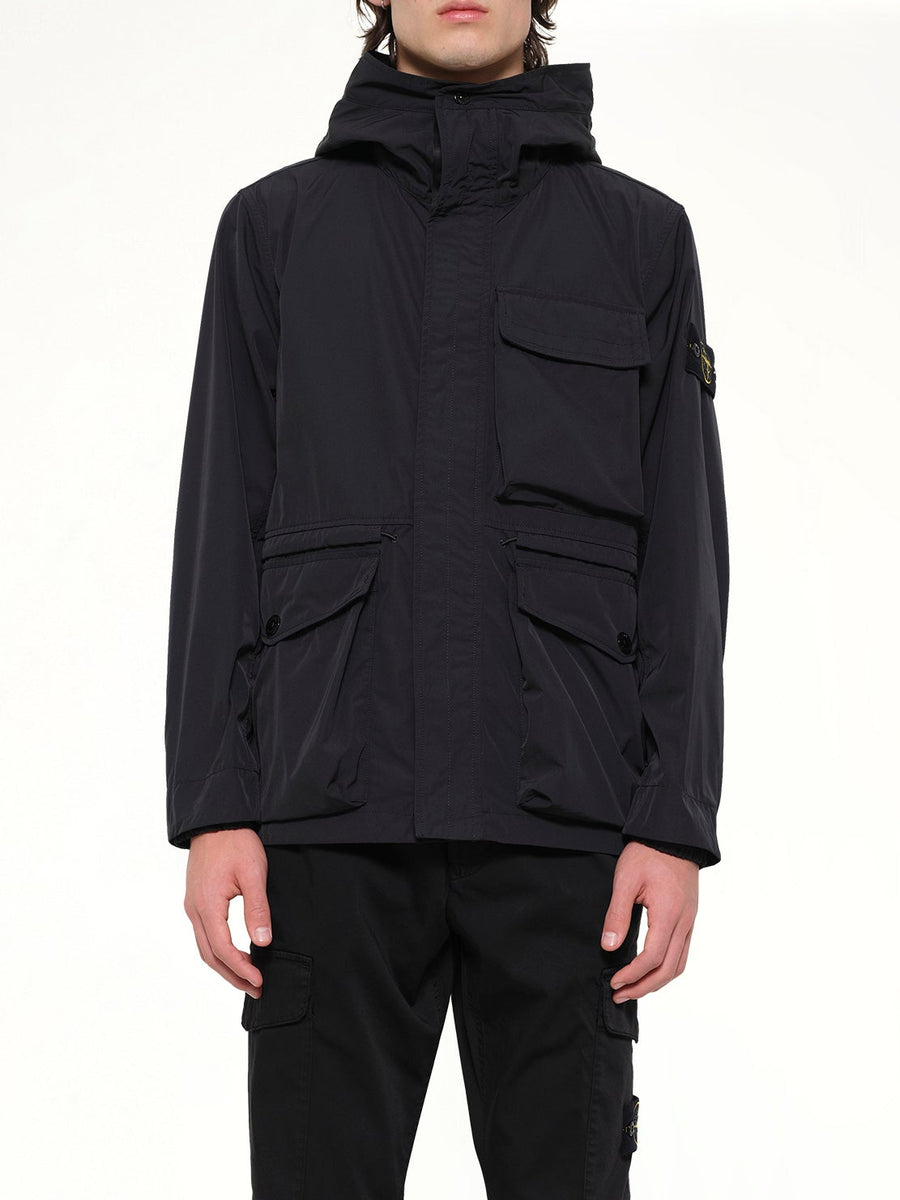 4100032 Short Parka in Black