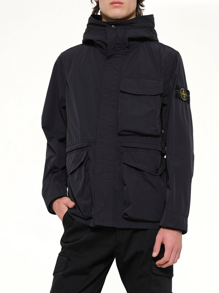 4100032 Short Parka in Black