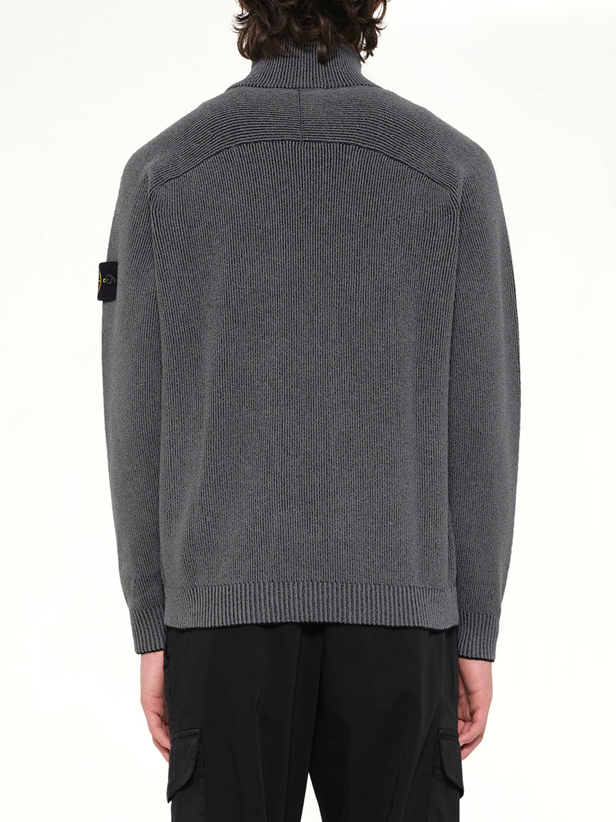 5100034 Cardigan in Melange Charcoal