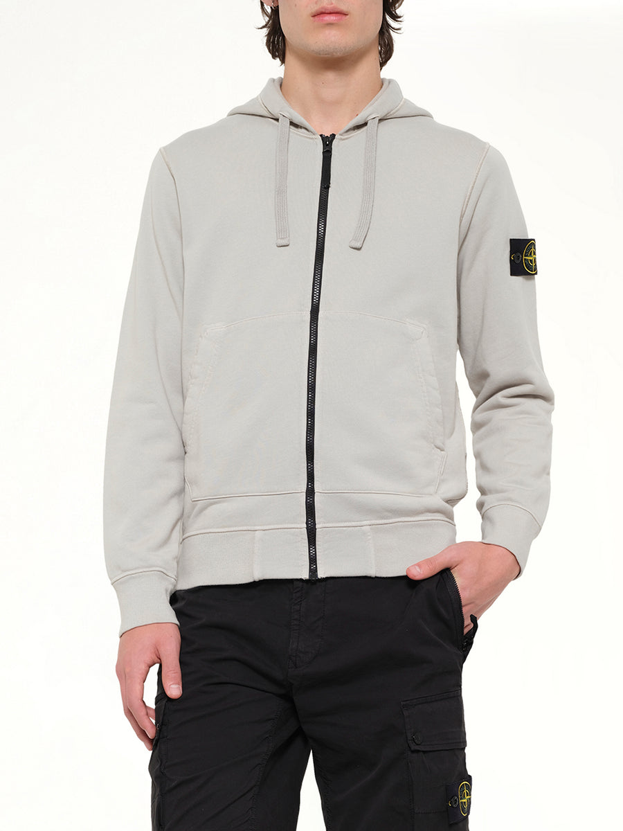 6100061 Hoodie Sweater in Pearl Grey