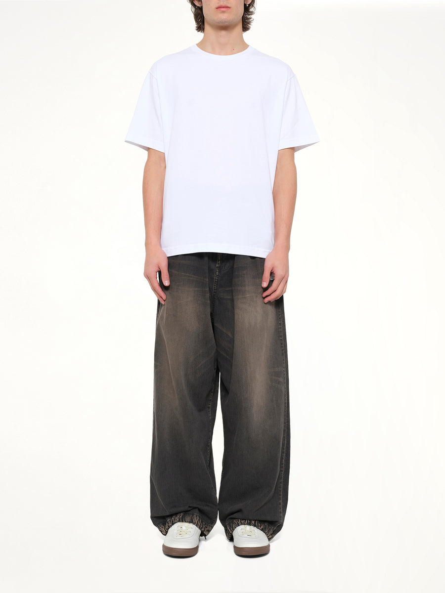 Gots Boke Flower 2.0 Embroidered Oversize T-Shirt in White