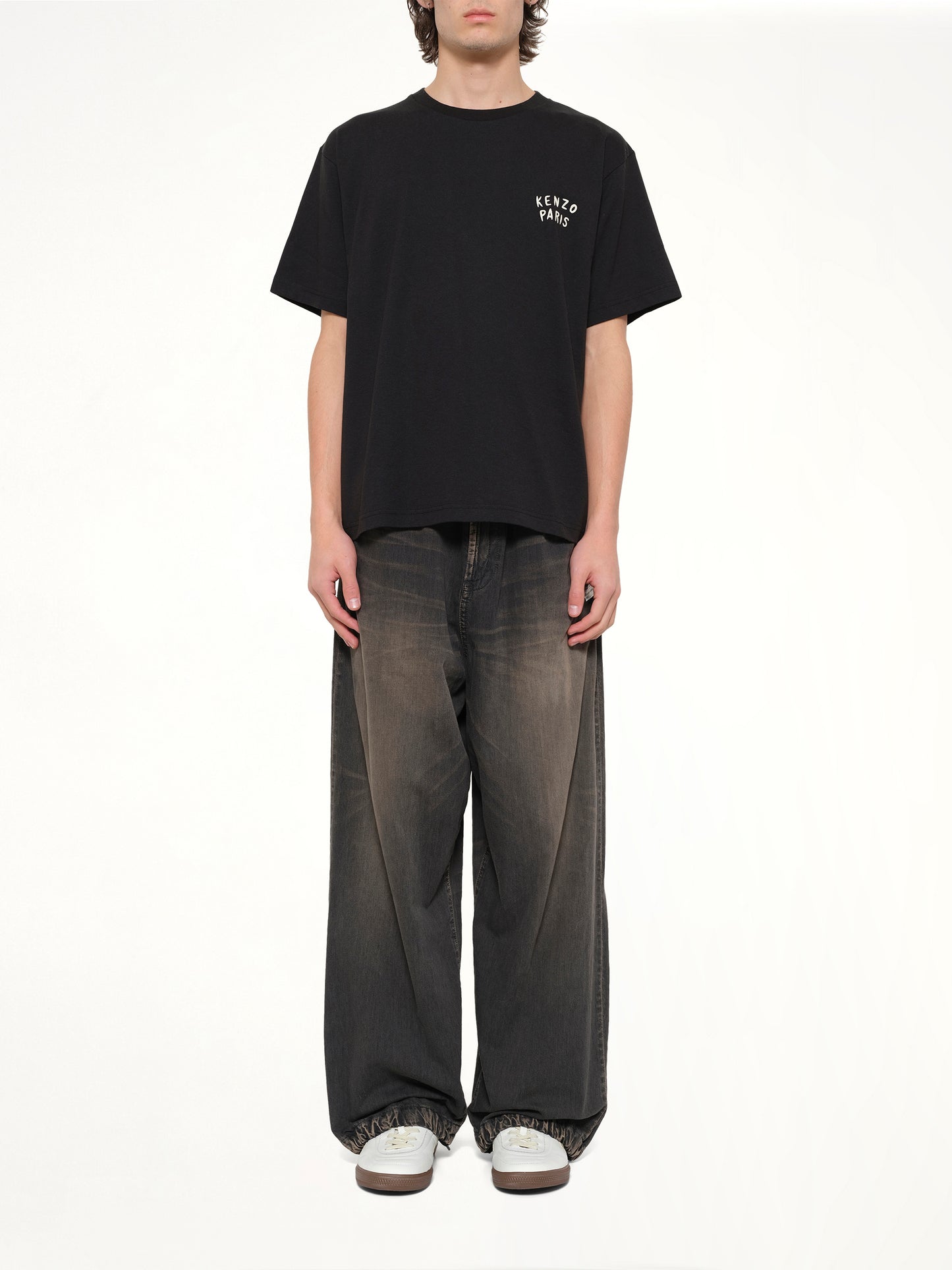 Gots Kenzo Boke Heart Oversize T-Shirt in Black
