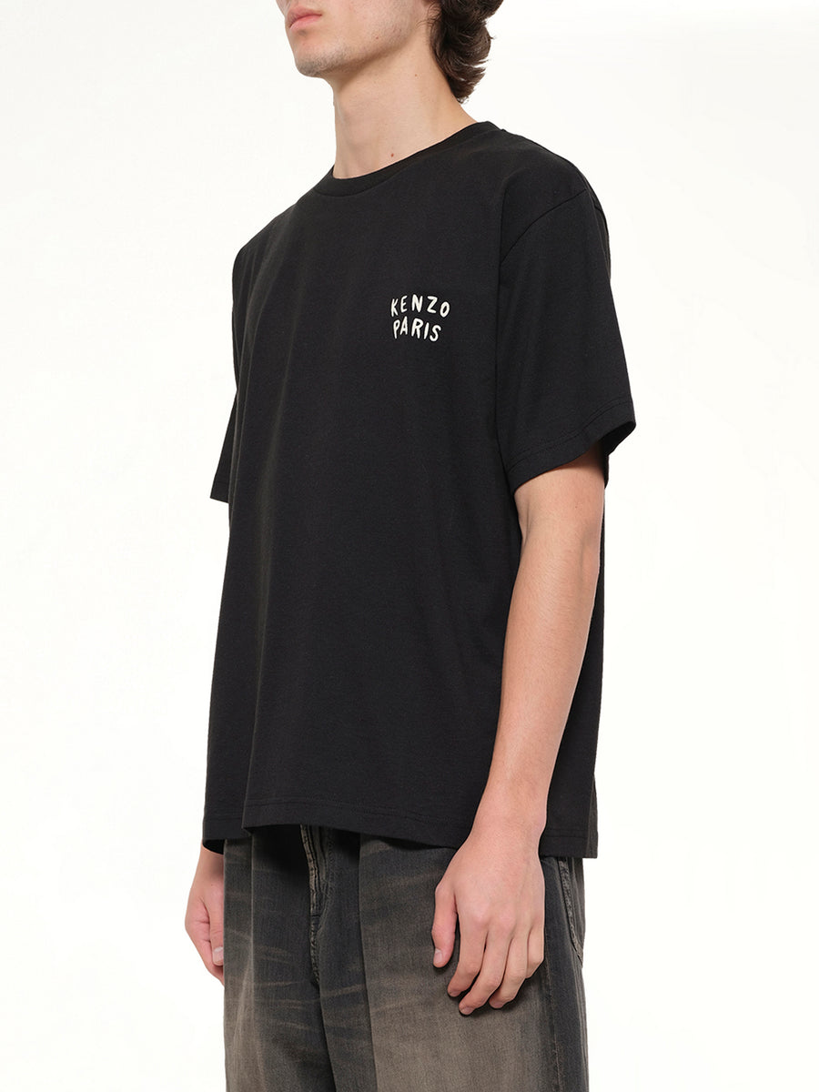 Gots Kenzo Boke Heart Oversize T-Shirt in Black