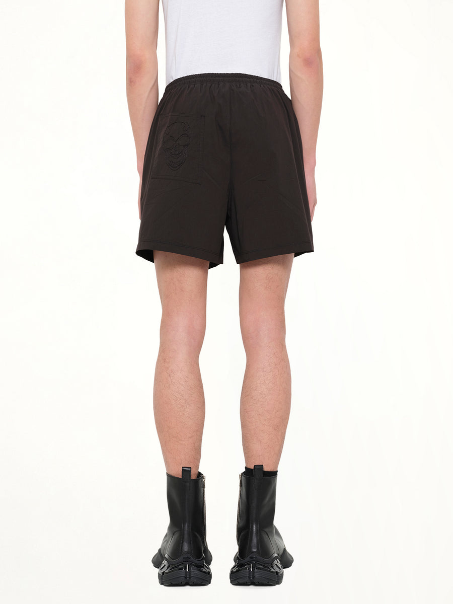 TC Riding Skull Hybrid Shorts in Black
