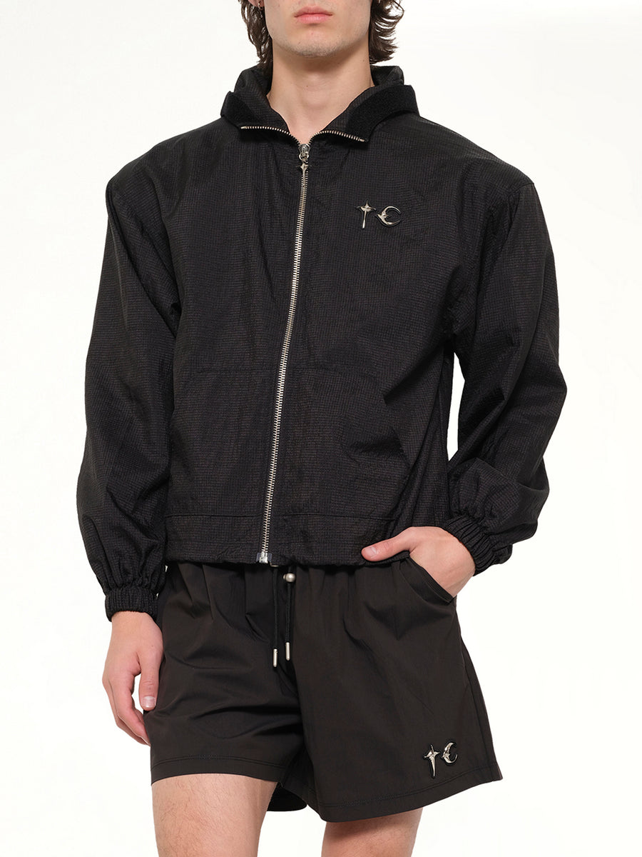 TC Riding Skull Hybrid Shorts in Black