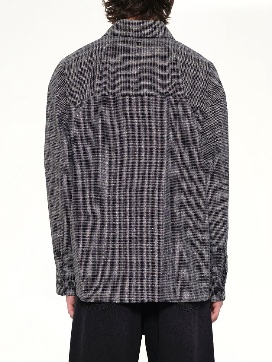 Tweed Shirt in Black