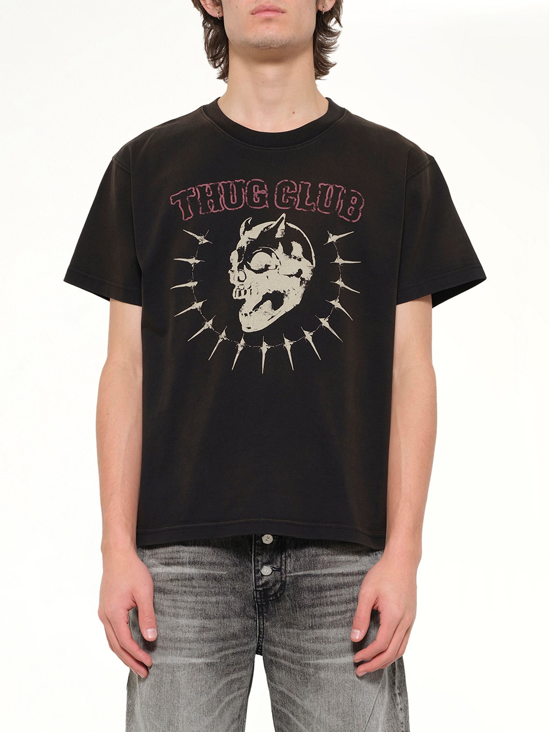 ヴィンテージ ライディング スカル Tシャツ ブラック