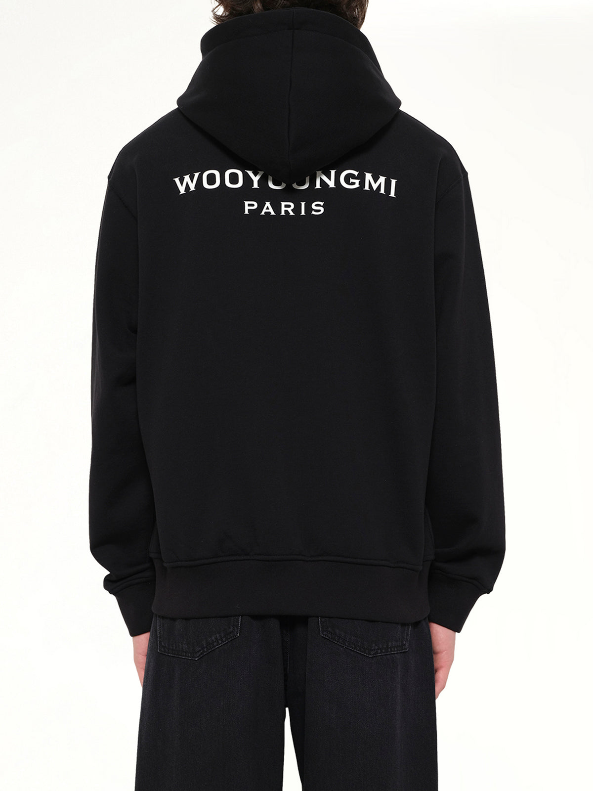 WYM Zip Hoodie in Black