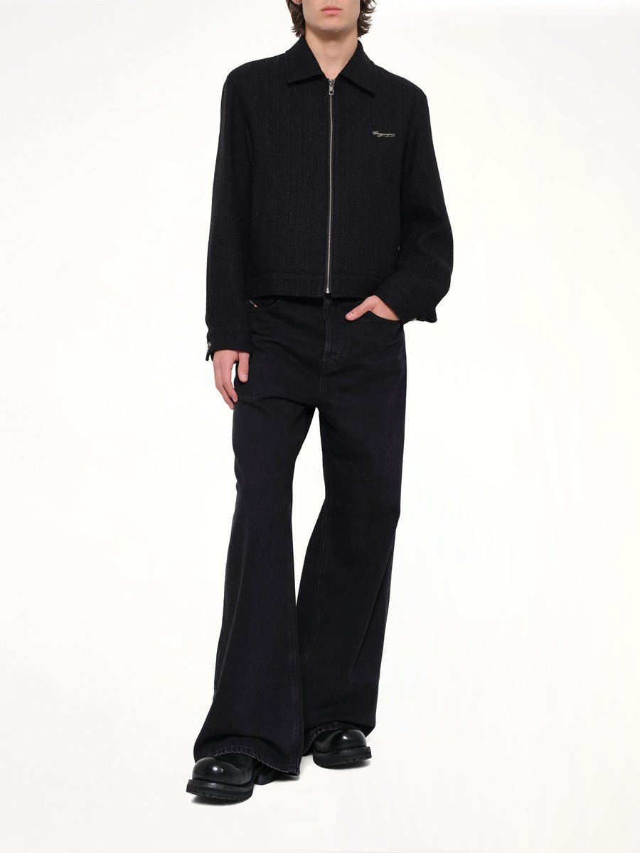 Wool Blouson in Black