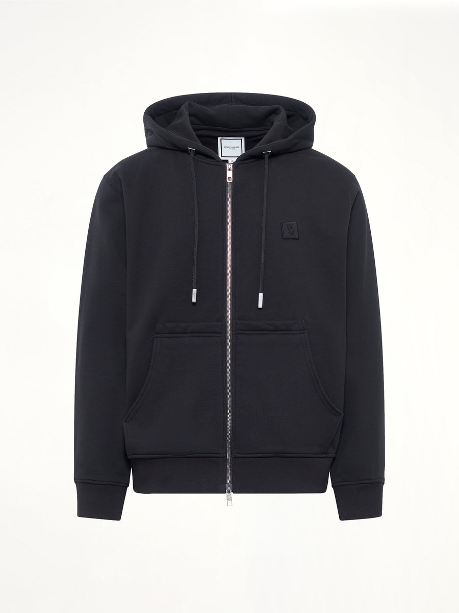 WYM Zip Hoodie in Black