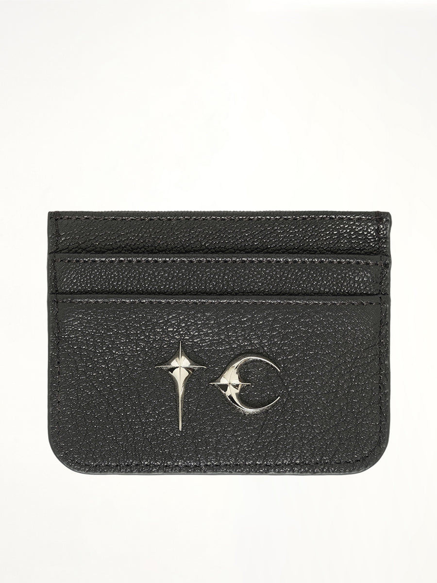 TC Leather Card Holder in Black