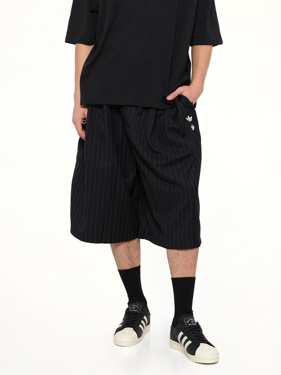 Adidas x Chavarria Pinstripe Short in Black/White