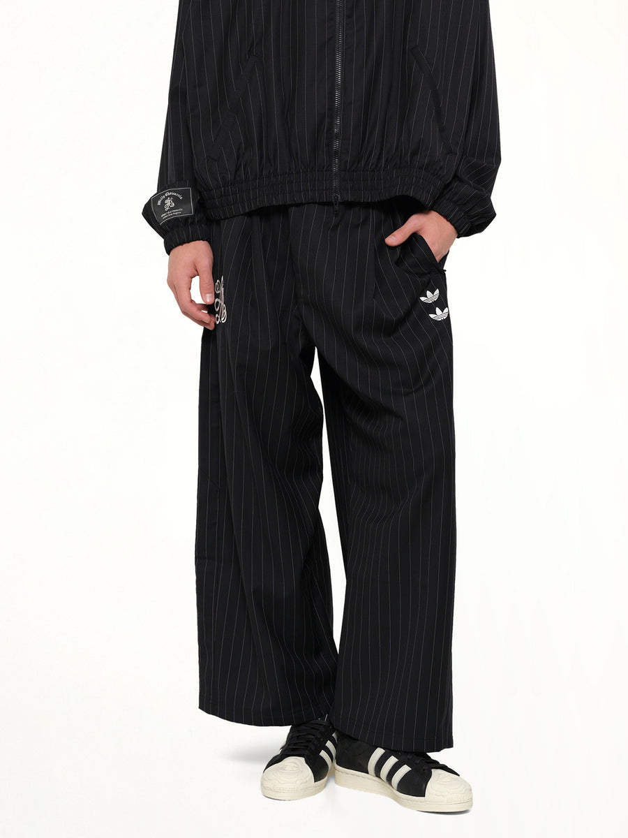 Adidas x WC Pinstripe Pants in Black/White