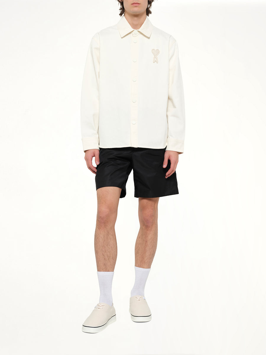 Ami De Coeur Stud Shorts in Black